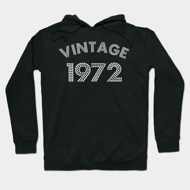 50th Birthday Aniversary Vinatage Hoodie by HiDearPrint